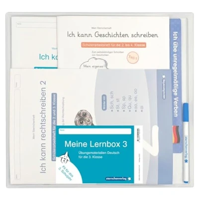 Afbeelding van Meine Lernbox 3 Deutsch Fit für das 3. Schuljahr: Übungsmaterialien Klasse zu Hause und im Unterricht