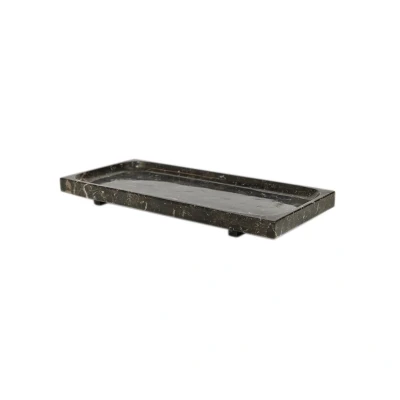 Afbeelding van OYOY Living Design Savi serveerschaal 30 cm Antraciet