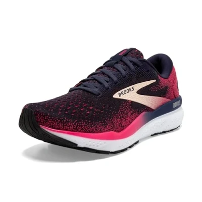 Afbeelding van Brooks Ghost 16 Hardloopschoenen neutraal, Dames, Maat: 38.5, Peacoat raspberry apricot Textiel