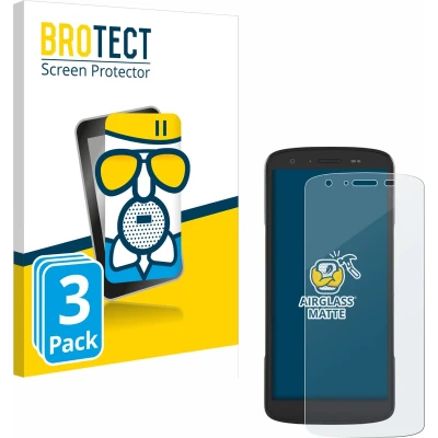 Afbeelding van BROTECT Antireflecterende Glas Screen Protector Mat voor Zebra TC22 / TC27 (3 Stuks) Schermbeschermer [Beschermglas Folie niet Gehard Glas]
