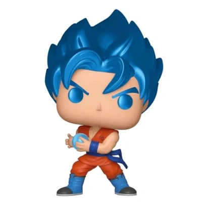 Afbeelding van Funko Super Saiyan God Goku met Kamehameha (Metallic) Pop! DragonBall Figuur 9cm