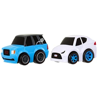 Afbeelding van Little Tikes My First Cars Crazy Fast 2 Pack Electro Riders EV Electrische Voertuigen, Terugtrek Speelgoedauto&#039;s 9cm Auto&#039;s die tot 15m rijden Voor kinderen van 3+ jaar