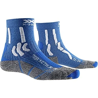 Afbeelding van X socks Wandelsokken Trex Junior Katoen Blauw Maat 31/34