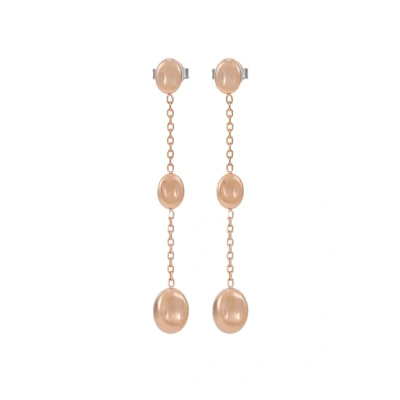 Afbeelding van Skagen dames Anja Pebbles oorstekers SKJ1846791 in de kleur Roségoud