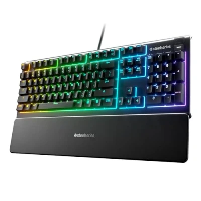 Afbeelding van Gaming Keyboard SteelSeries Apex 3 Qwerty Spaans