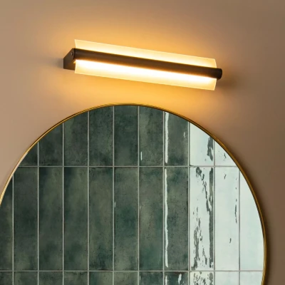 Afbeelding van Lucide WANDA Wandlamp Badkamer LED 1x15W 3000K IP44 Transparant