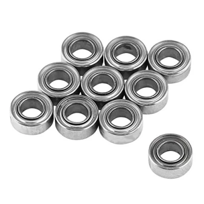 Afbeelding van Dingln 10st MR63ZZ Dubbel Afgeschermd Miniatuur Kogellagers 3x6x2.5mm Compatibel Met 3D printer, Model Making