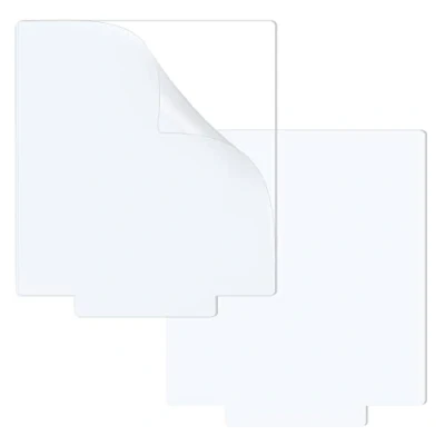 Afbeelding van 8 stuks acrylplaten voor lichte basis, acrylplaat doorzichtig gegoten, plastic glazen bord LED lichtbasis, doe het zelf displayprojecten, borden, 2 mm dik, rechthoekig