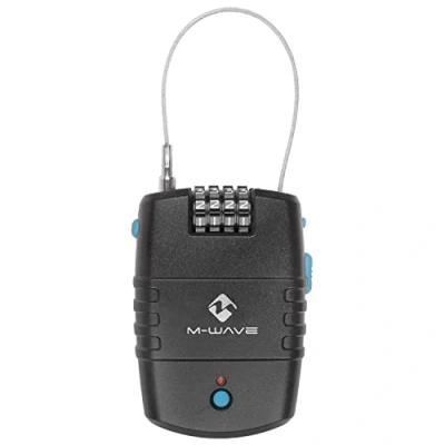 Afbeelding van M Wave Lock&#039;n&#039;Roll Alarmslot, zwart, eenheidsmaat