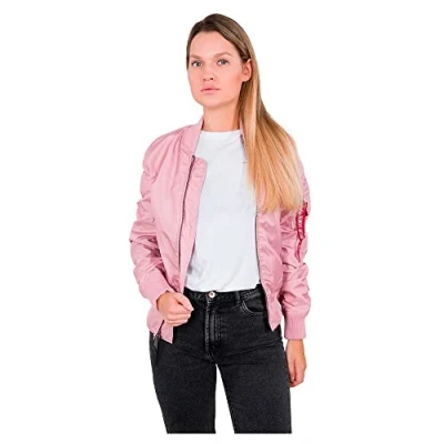 Afbeelding van Alpha Industries MA 1 TT voor dames Silver Pink S