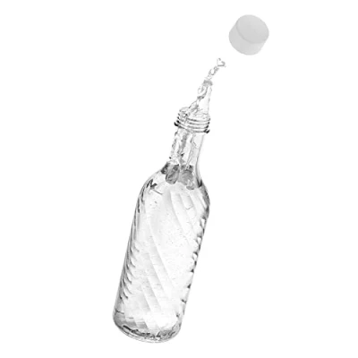 Afbeelding van Mixcover glazen fles, compatibel met SodaStream Crystal 2.0, uniek design en 10% meer volume, accessoires voor Soda Stream, karaf