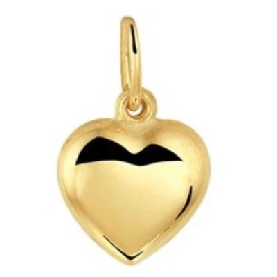 Afbeelding van Schitterende 14 Karaat Gouden Halsketting met hanger Hartje 8.5 mm.