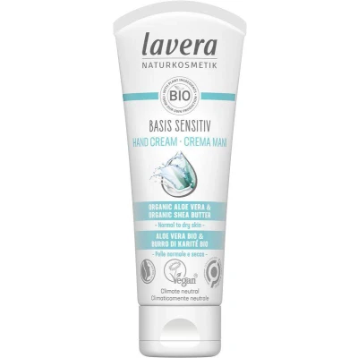 Afbeelding van Lavera Basis Sensitiv Handcreme/handcream Bio En it, 75 ml