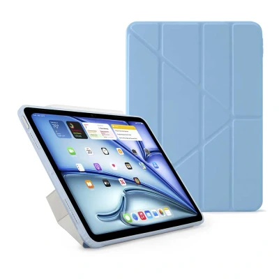 Afbeelding van Pipetto Origami Case iPad Air 10.9 (2020/2022) / 11 (2024) Light Blue