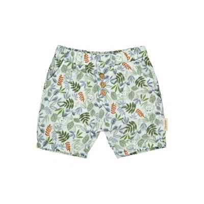 Afbeelding van Sterntaler Shorts Bladeren licht turkoois