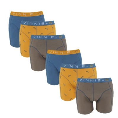 Afbeelding van 6 x Vinnie G boxershorts Boys Wakeboard maat 128/134