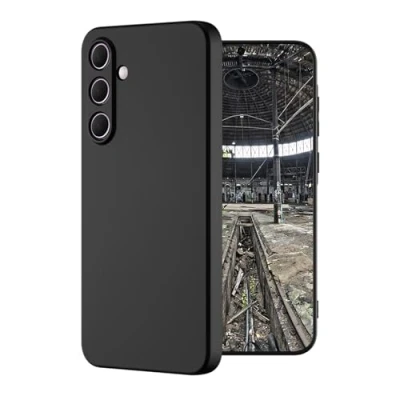 Afbeelding van JT Berlin BackCase Pankow Soft Backcover Samsung Galaxy A55 5G Zwart Stootbestendig