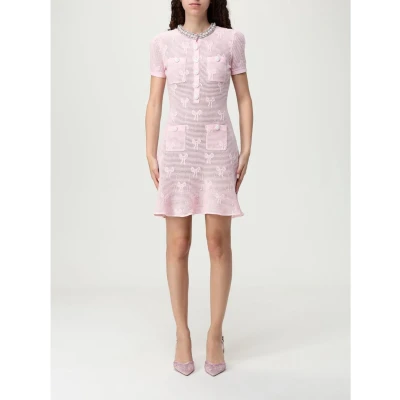 Afbeelding van Elegant Dress with Refined Embellishts and Short Sleeves Wo