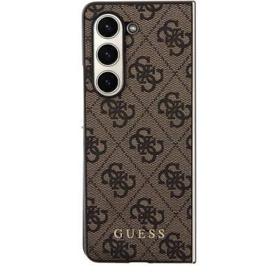 Afbeelding van Guess Hoesje Charm Back Cover Bruin Geschikt voor Samsung Galaxy Z Fold 5