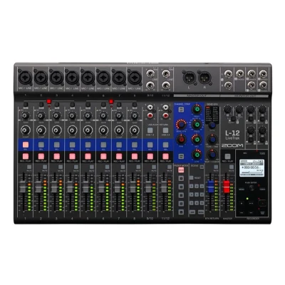 Afbeelding van Zoom LiveTrak L 12 digitale mixer Recorder