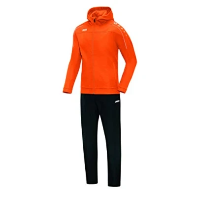 Afbeelding van Vrijetijdspak met kap Classico Fluo oranje / S