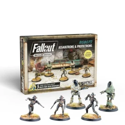 Afbeelding van Fallout: Wasteland Warfare Robots: Assaultrons &amp; Protectrons Uitbreiding Modiphius Entertainment