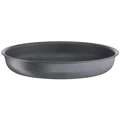 Afbeelding van Tefal Ingenio Pan 26 cm, inductie, antiaanbaklaag, stapelbaar, vaatwasmachinebestendig, gemaakt in Frankrijk, Natural Force L3960502, grijs