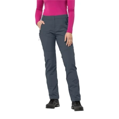 Afbeelding van Jack Wolfskin Glastal Winterbroek W wandelen dames, Grafiet/koudgrijs, 72 Lang