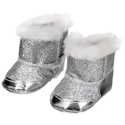 Afbeelding van Heless Poppenschoenen Zilver, 38 45 cm