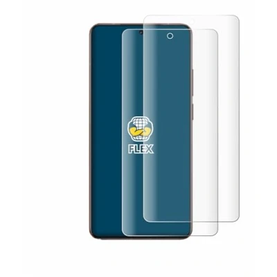 Afbeelding van BROTECT Fullscreen Schutzfolie Displayschutz Folie Klar Transparent (2 Stuk, Realme GT), Smartphone beschermfolie, Transparant