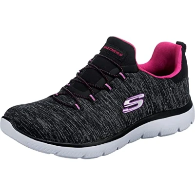 Afbeelding van Skechers Summits quick Getaway dames sneaker, zwart, 38 EU