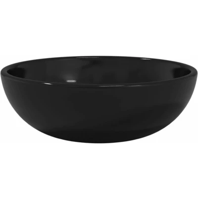 Afbeelding van Wasbak 35x12 cm gehard glas zwart