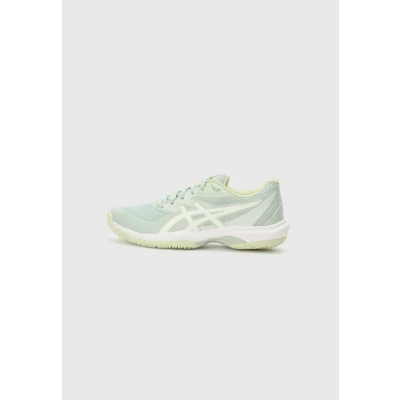 Afbeelding van Asics GAME Tennisschoenen voor alle ondergronden, Dames, Maat: 37, Lichen rock/white Textiel/ synthetisch