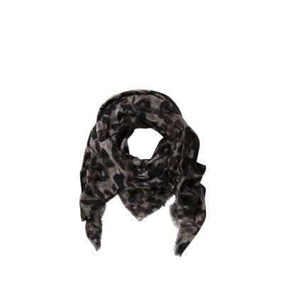 Afbeelding van Betty Barclay Sjaal Bruin/dessin one size