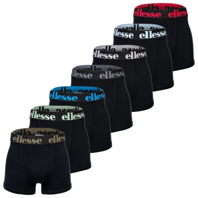 Afbeelding van Ellesse 7ER Packyema LOGO Stretch Onderbroeken, Heren, Maat: Medium, Schwarz bunt