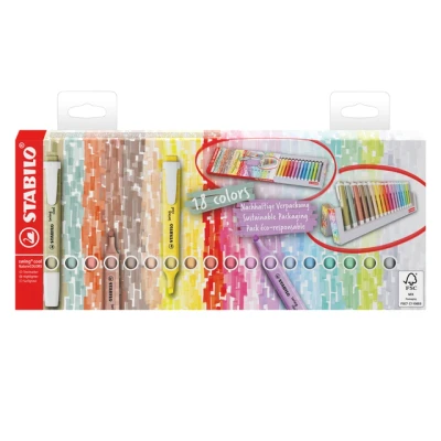 Afbeelding van Swingcool Nature Desk Markeerstift 18 Stuks per 5