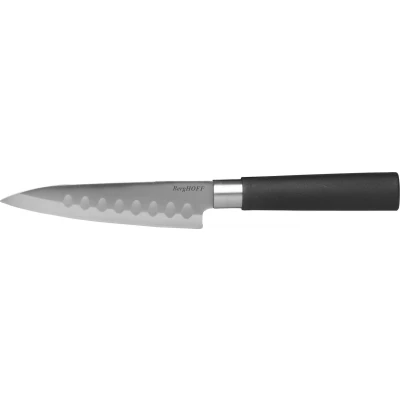 Afbeelding van DiNA Santoku mes met uitsparingen Codon 12,5cm Zwart