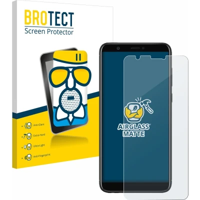 Afbeelding van BROTECT Screenprotector voor Huawei P smart 2018 Folie Beschermfolie Beschermglas matte