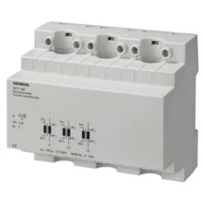 Afbeelding van Siemens 7KT1200 Stroomomvormer 3 fasig Primaire stroom: 60 A Secundaire 5 Doorvoer (Ø): 13 mm Schroefbevestiging 1 stuk(s)