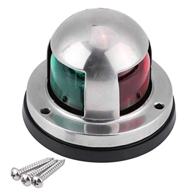 Afbeelding van 12 V/24 V LED Navigatie Signaal Licht Marine Boot Rvs Rood en Groen Lamp Jacht Accessoire Gereedschap