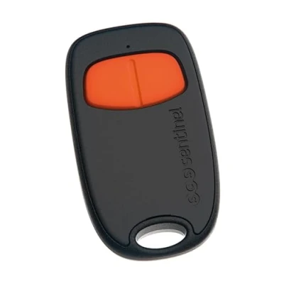 Afbeelding van SCS Sentinel, AAM0129, 2 kanaals poortafstandsbediening met roterende geheime code, zendfrequentie 433,92 Mhz, 1 CR2032 lithiumbatterij, SimplyControl, oranje
