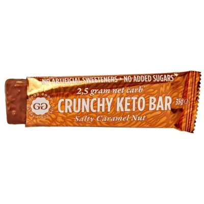 Afbeelding van Good Crunchy Keto Bar Salty Caramel Nut (35 gr)