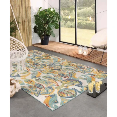 Afbeelding van Buitenkleed Visjes Verano Multi 80x150 Cm