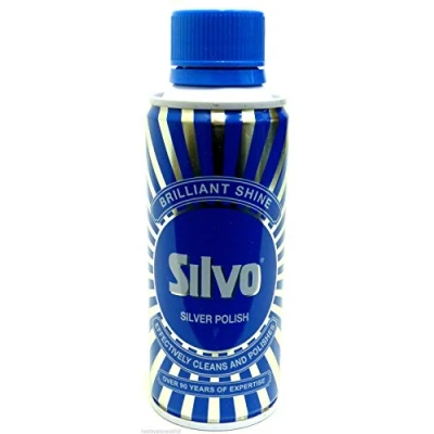 Afbeelding van Silvo Metaal Polijsten Zilver Chroom Roestvrij Staal Polijstmiddel 200ml Nieuwe