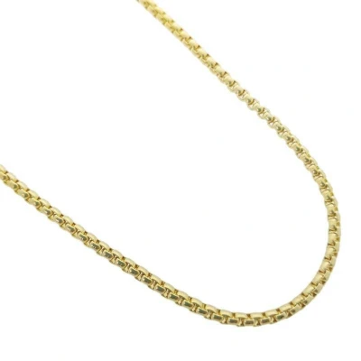 Afbeelding van Jasseron ketting Staal 50 cm 3mm goudkleurig