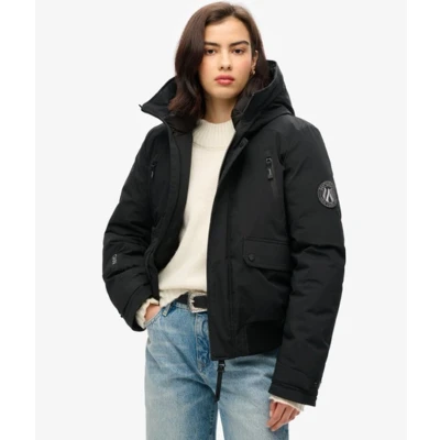 Afbeelding van Superdry Vrouwen Gewatteerd City Bomberjack Zwart Grootte: 38