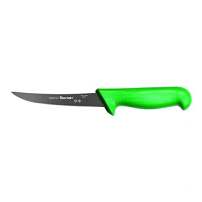 Afbeelding van Starrett Professioneel boningsmes BKG106 5 smal gebogen 5&#039; (130 mm) Ultra Sharp Sanitized Steel Blade Groen Handvat Keuken Chef&#039;s Mes