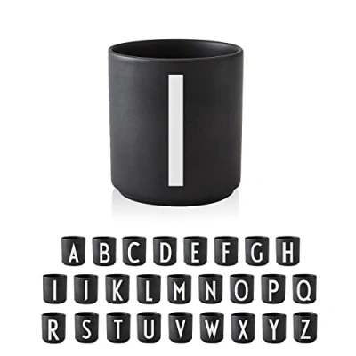 Afbeelding van Design Letters Beker zwart I