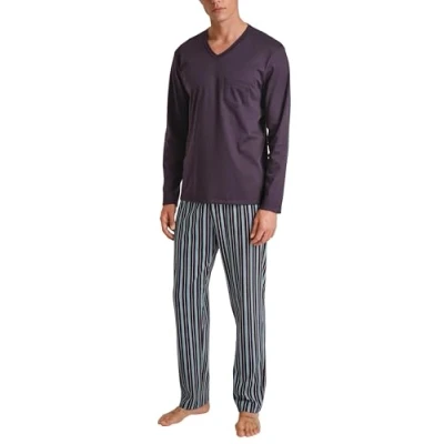 Afbeelding van CALIDA Relax Streamline 2 Korte pyjama heren, pruim, 46/48