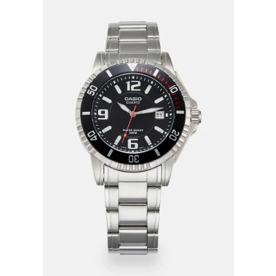 Afbeelding van Casio Horloge, Heren, Maat: One Size, Silver/black